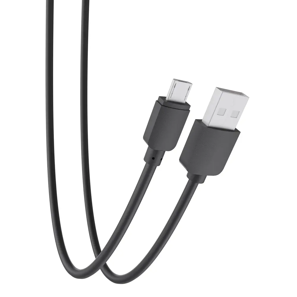 Кабель для зарядки USB(A)-microUSB Первая цена Эконом, 0,8м, 1A, прорезиненный - #5