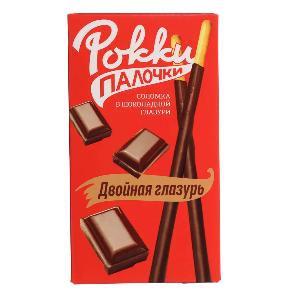 Рокки Соломка в шоколадной глазури двойной шоколад 36г - #1