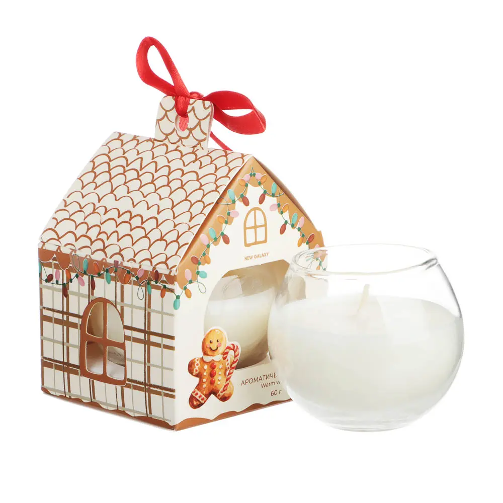 Свеча тм NEW GALAXY, 60г, Пряня, Warm Vanilla - #1