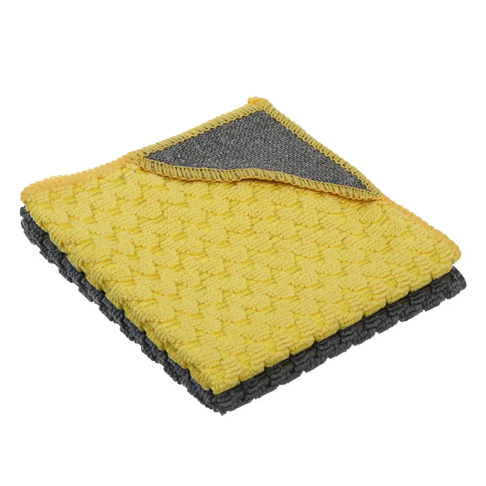 VETTA Салфетка из микрофибры, универсальная, с абразивным уголком, 30х30см, 300г/м2 - #5