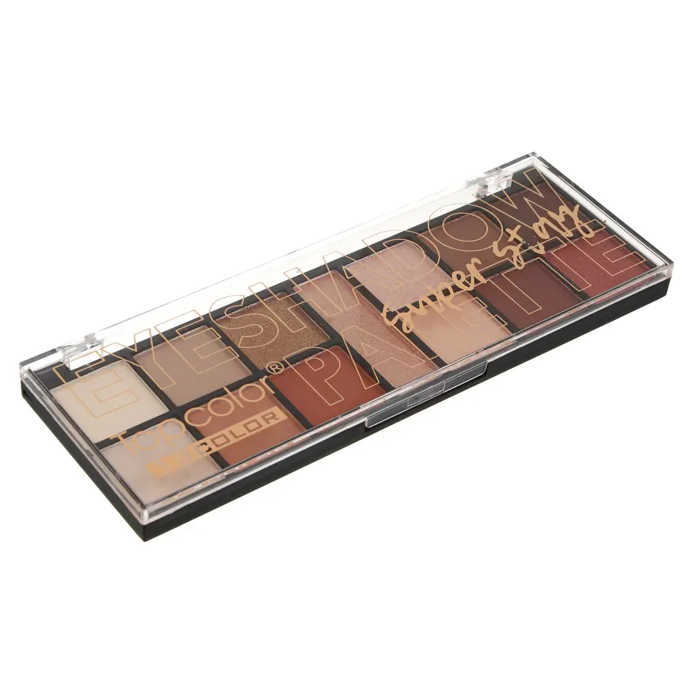 Тени для век матовые и сияющие 13 цветов тм Topcolor, 15,6 гр, TC3066 - #4