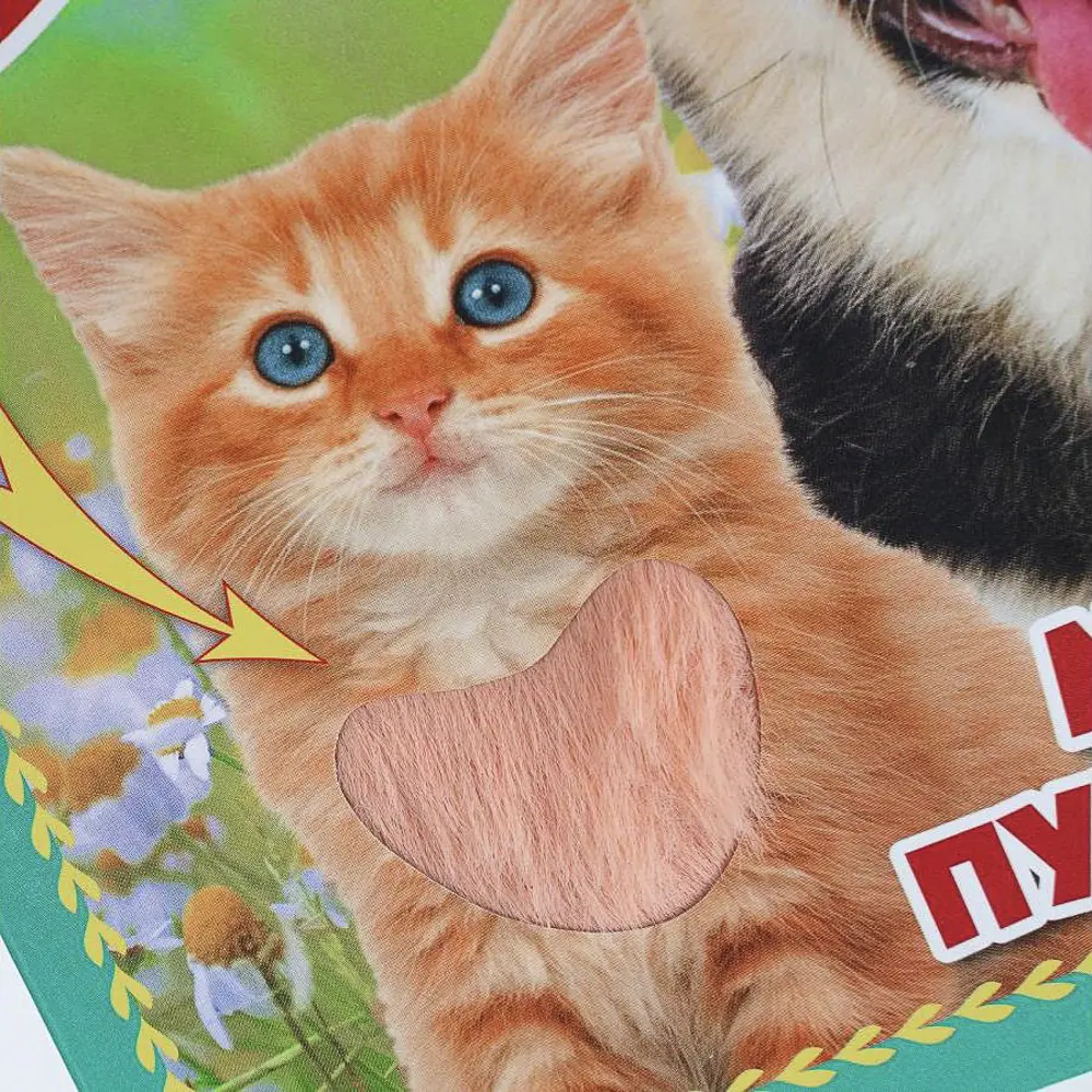 Книга картонная с тактильными элементами, 12х12 см, 6 стр. - #17