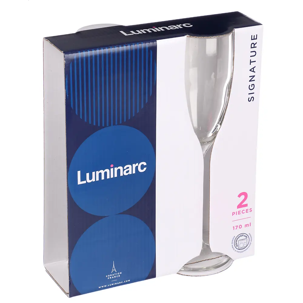 LUMINARC Эталон Набор бокалов для шампанского 2шт 170мл, стекло - #4