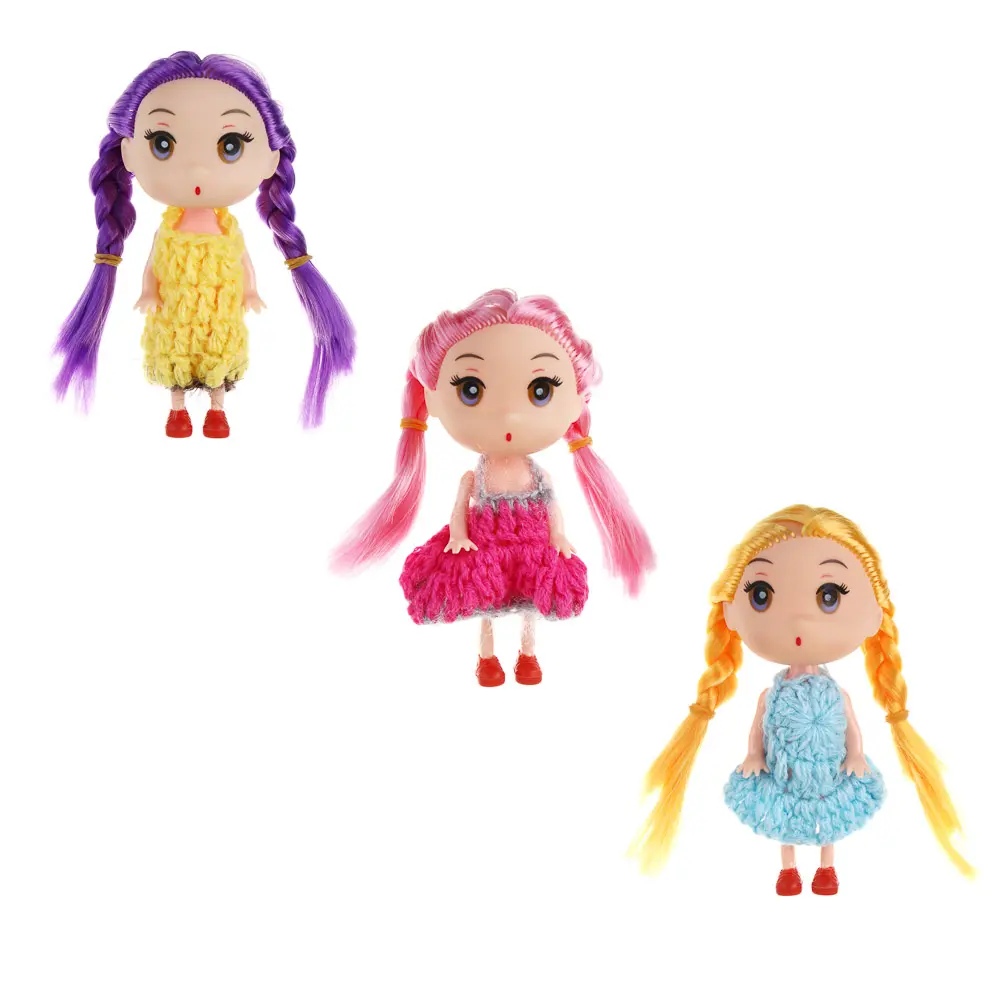ИГРОЛЕНД Кукла 11 см с аксессуарами, PP, ABS, 21,5х4,5х16,5см, 3 дизайна - #4