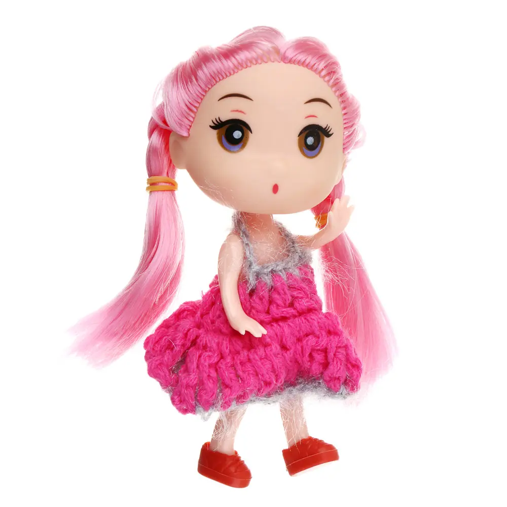 ИГРОЛЕНД Кукла 11 см с аксессуарами, PP, ABS, 21,5х4,5х16,5см, 3 дизайна - #7