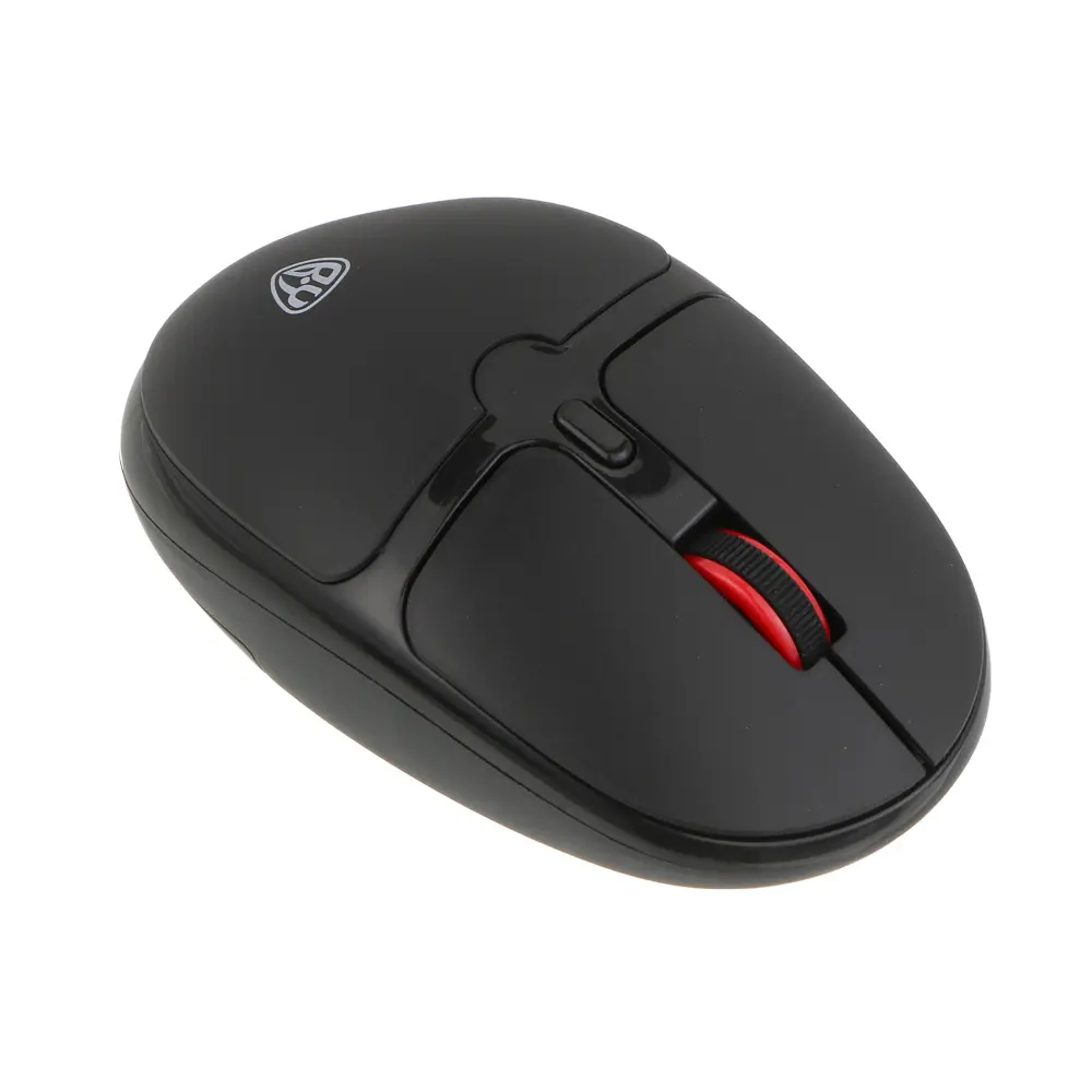 Набор беспроводная клавиатура и мышь BY Unikeys, 2.4GHz,4D, 104 кл., 1600DPI, 1xАА и 1xААА, чёрный - #10