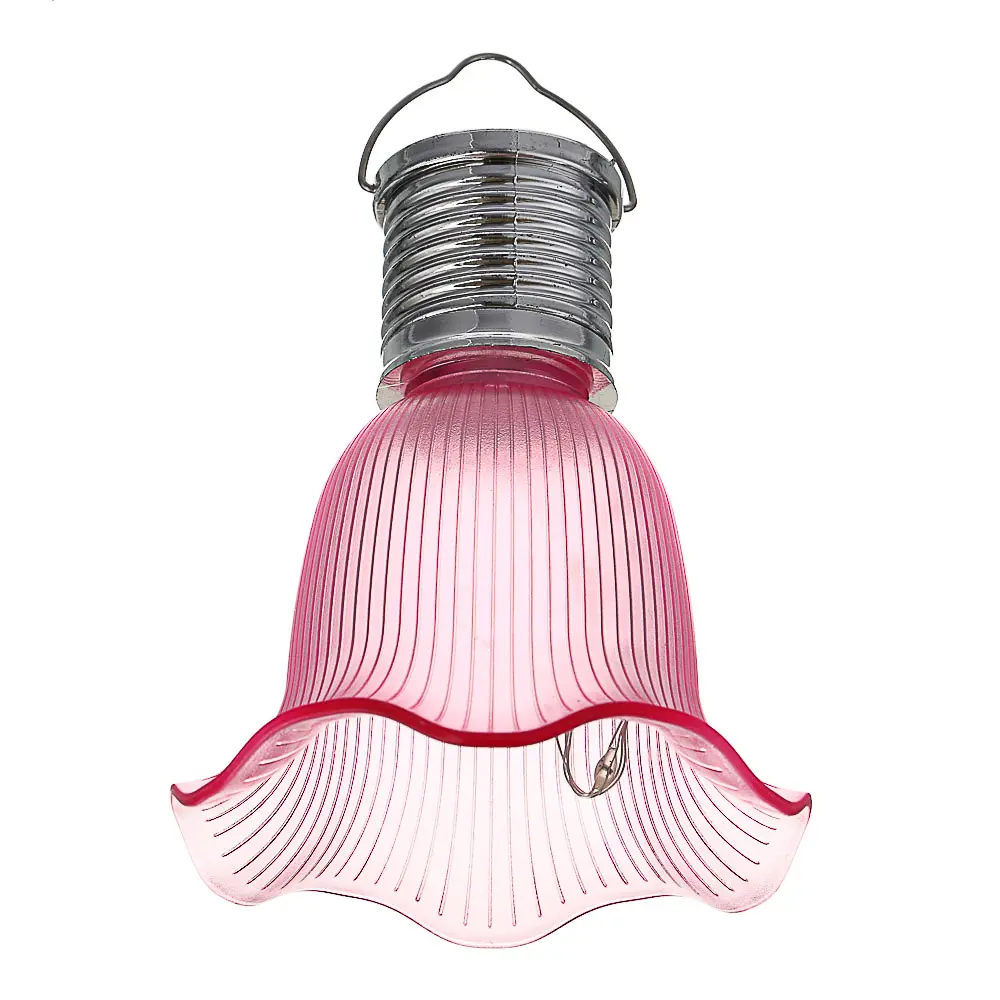 INBLOOM Фонарь подвесной на солн батарее Цветок 9.5х8см, 4LED, шампань, 1.2V 40mAh Ni-MH, пластик - #5