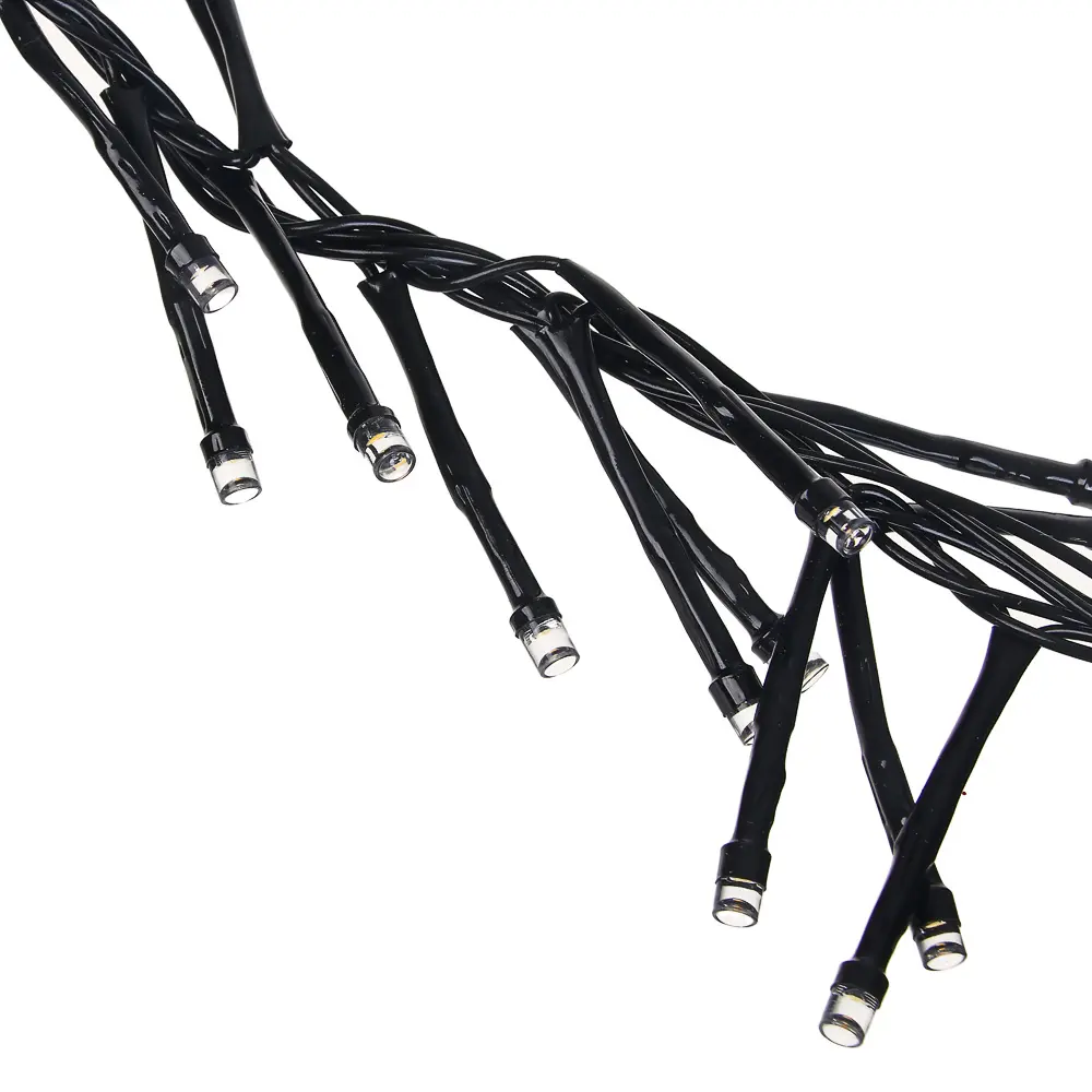 СНОУ БУМ Гирлянда электр. мишура 288LED, 3м, шампань, 8 реж, ПВХ.провод, 220В - #2