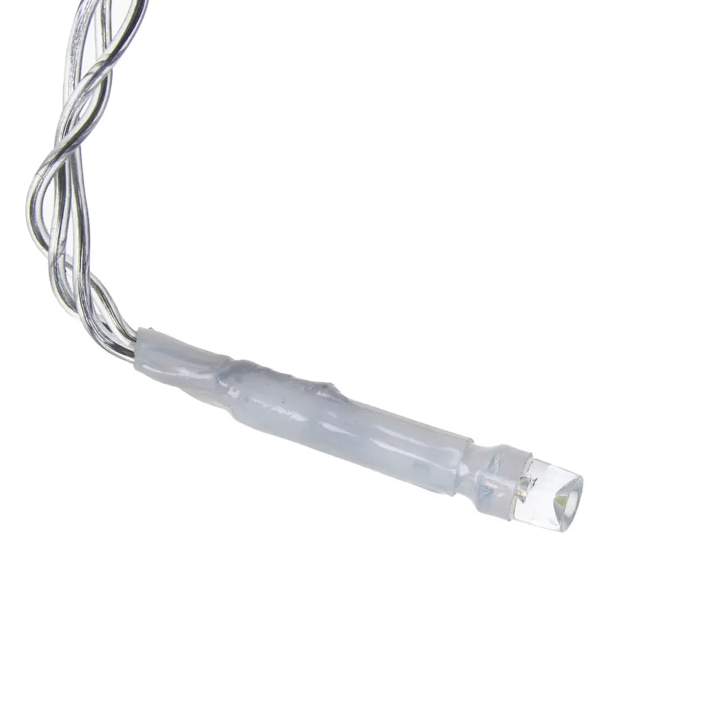 СНОУ БУМ Гирлянда эл. вьюн 9м, 100LED, красный+золотой, пост. свечение, ПВХ прозрачный, 220В - #2