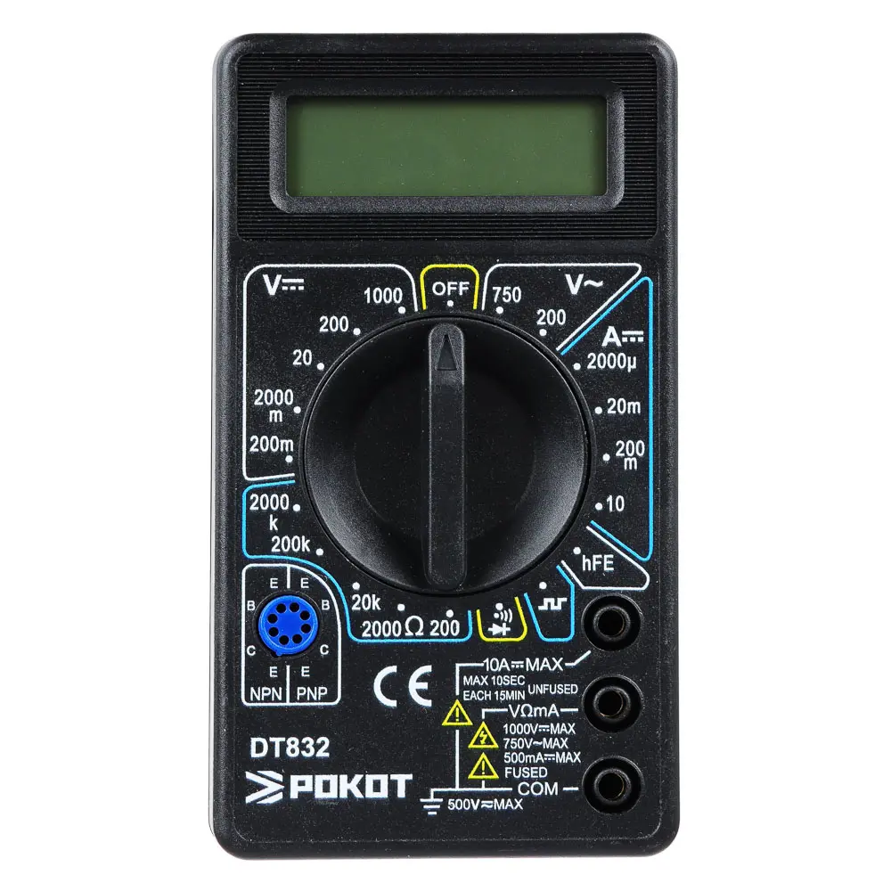 РОКОТ Мультиметр цифровой DT-832 - #1