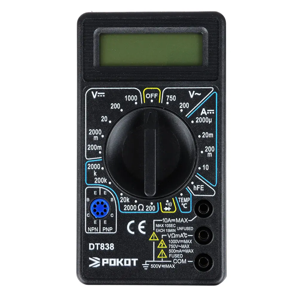 РОКОТ Мультиметр цифровой DT-838 - #1