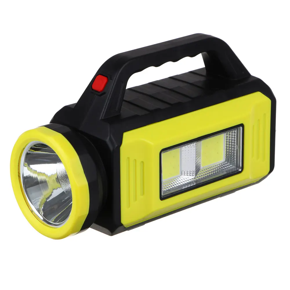 ЕРМАК Фонарь прожектор, солнечная батарея, 2COB+LED, 5 режимов, 2000мАч, 85х130х195 мм, красный свет - #2