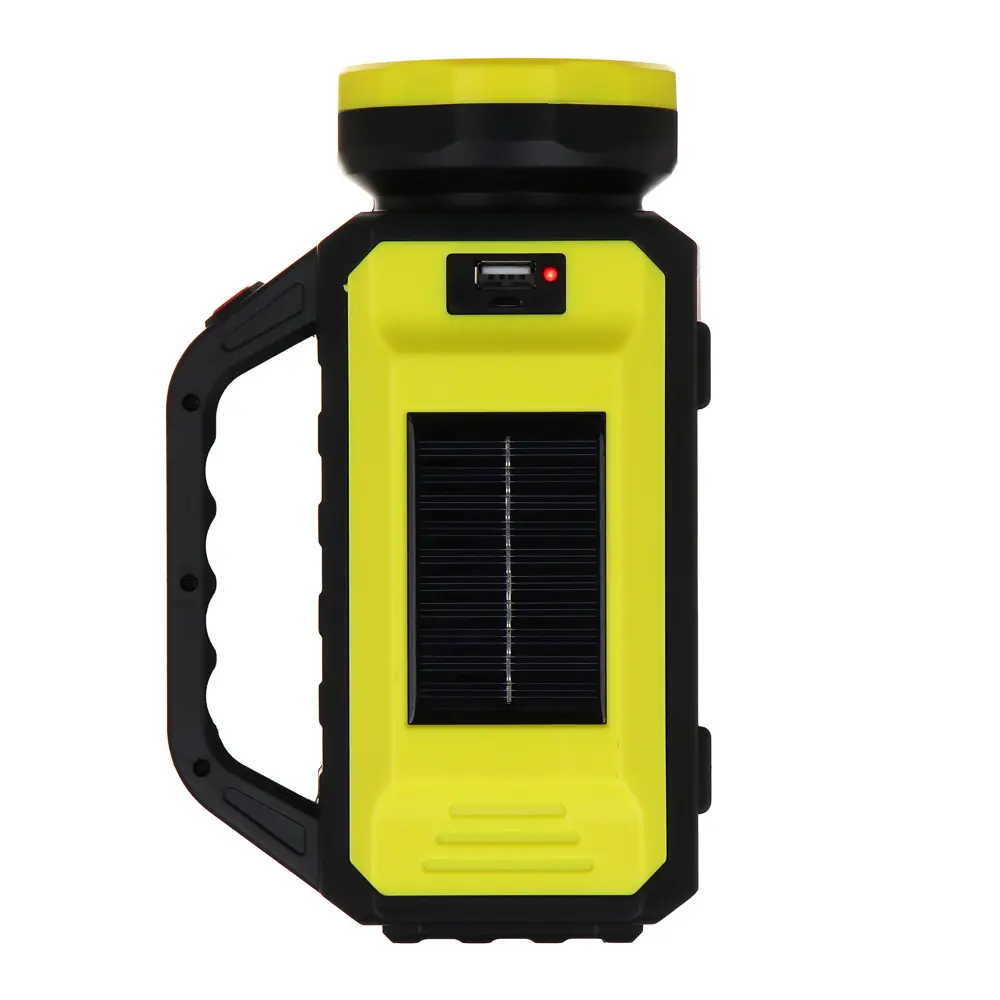 ЕРМАК Фонарь прожектор, солнечная батарея, 2COB+LED, 5 режимов, 2000мАч, 85х130х195 мм, красный свет - #4