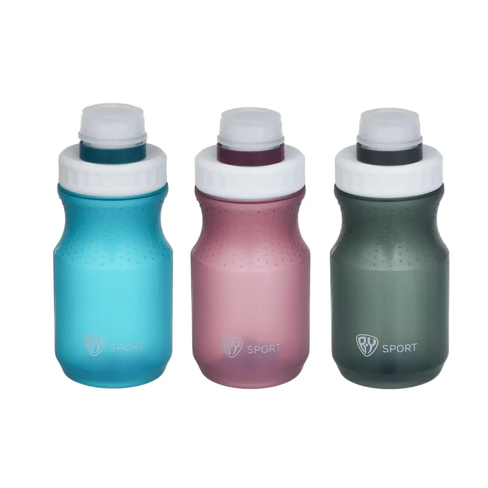Бутылка для воды тм BY SPORT, 380мл, 15,5х6,5см, PP, 3 цвета - #1