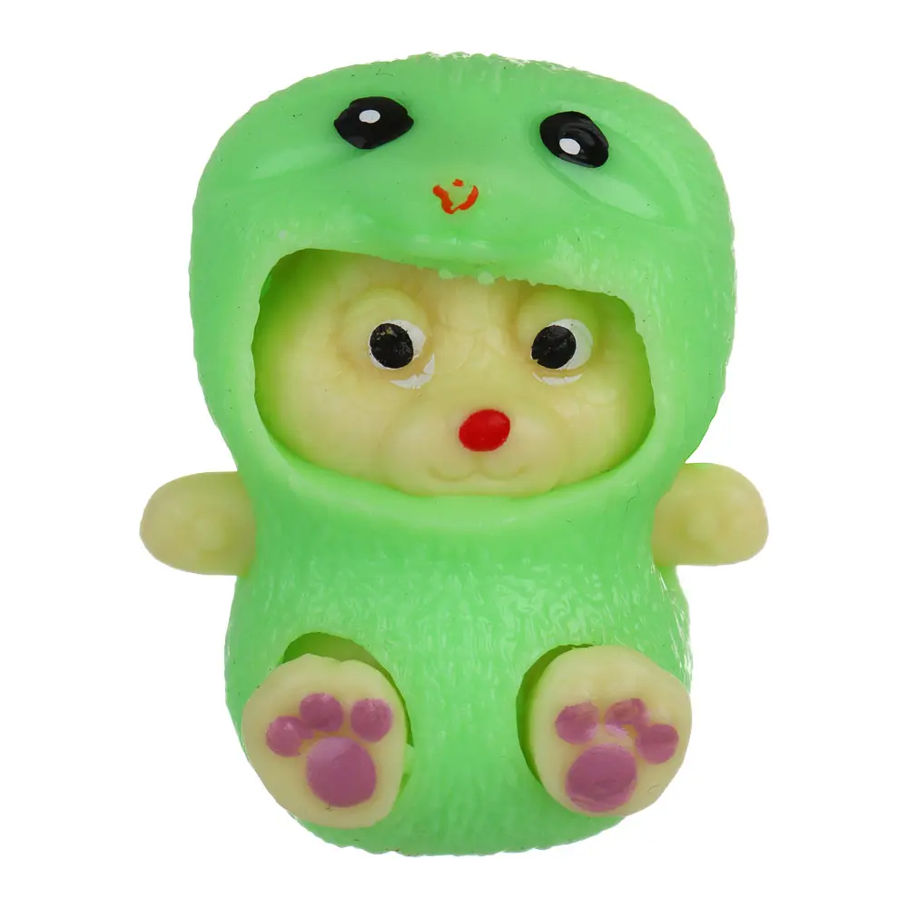 ИГРОЛЕНД Игрушка-сюрприз в шаре, d=5см, TPR, «Животные», микс - #6