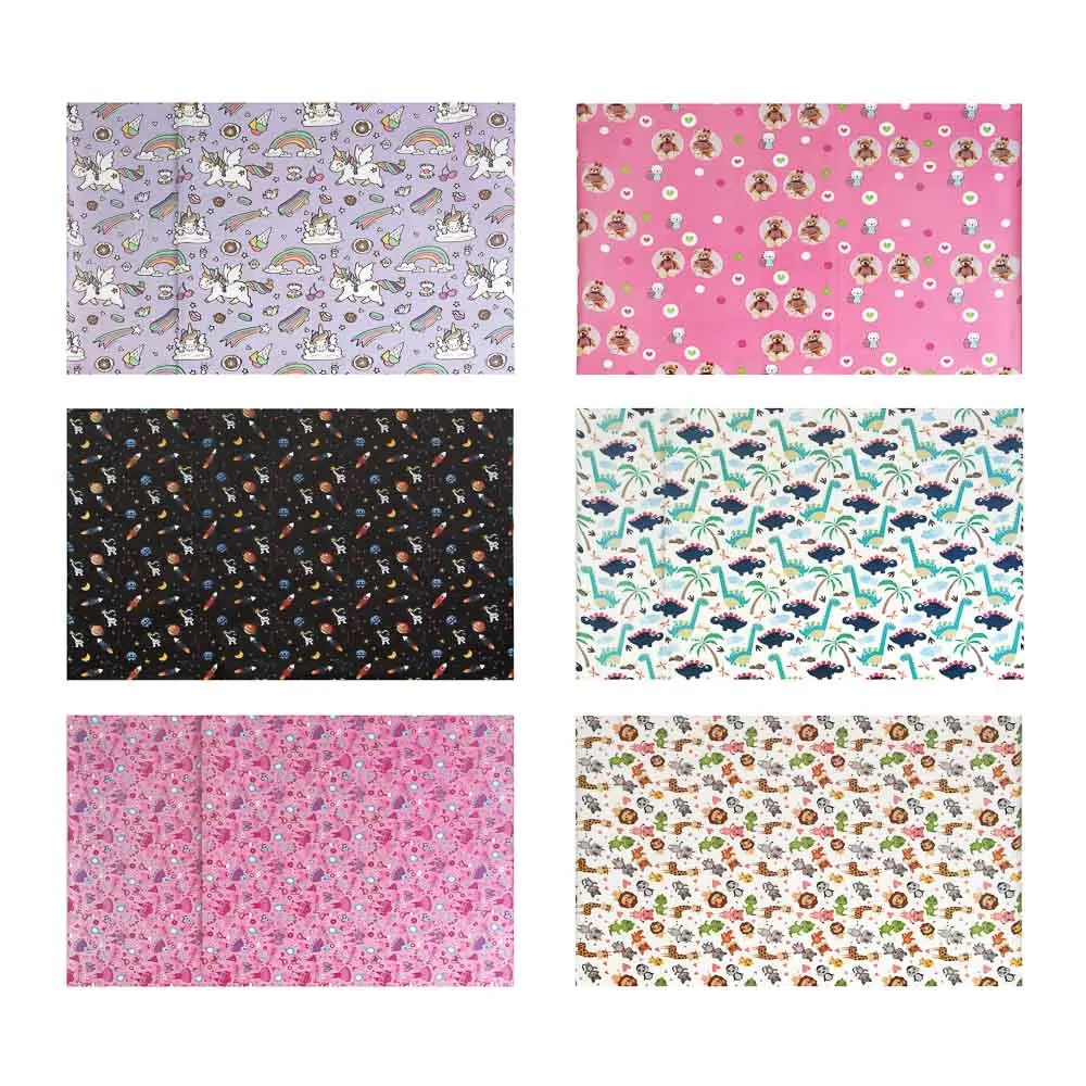 Бумага тм Fntastic подарочная, 70x100 см, 70 г односторонняя, 6 диз., арт.4 - #1