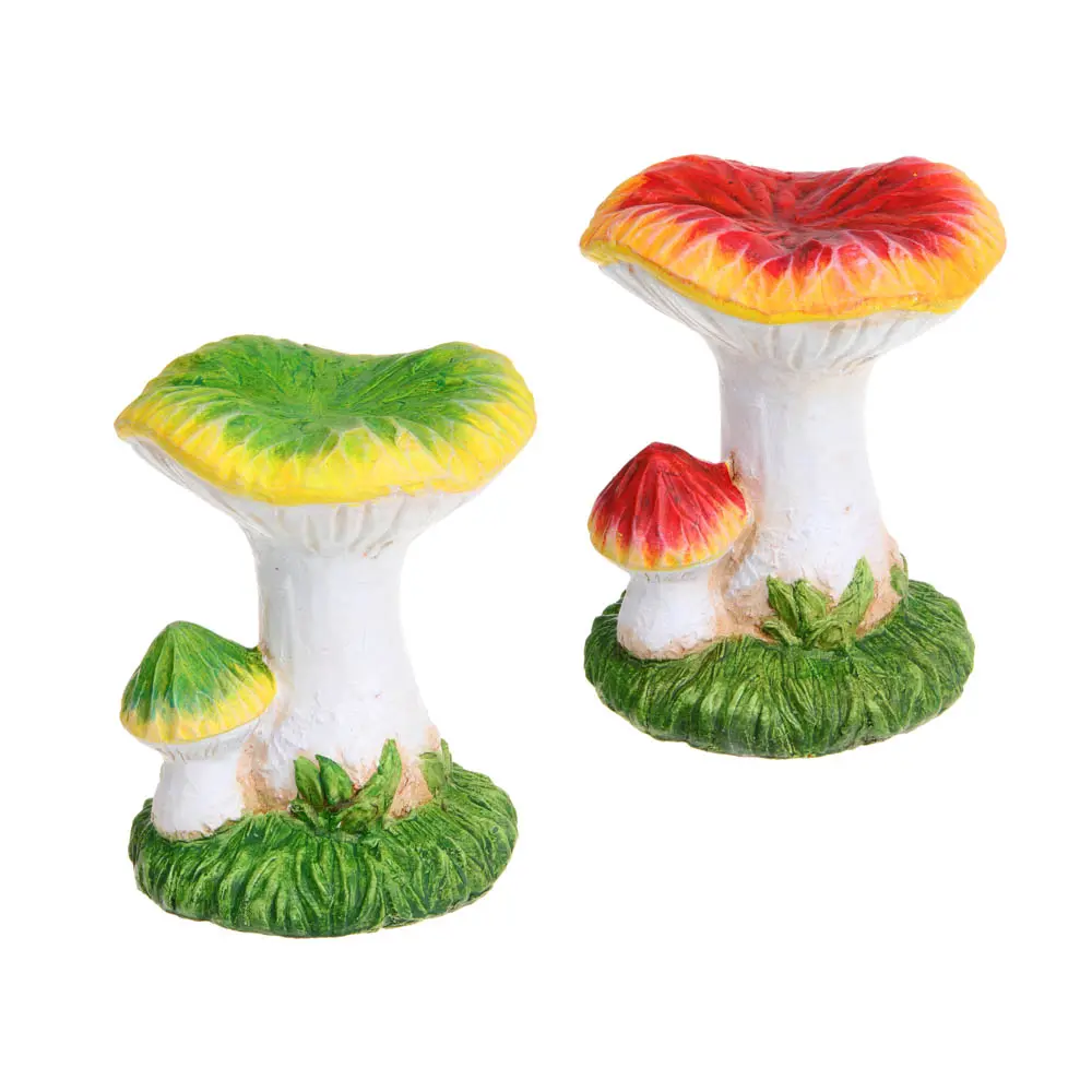 INBLOOM Фигура садовая Грибы 14х13.5х17см, керамика - #1