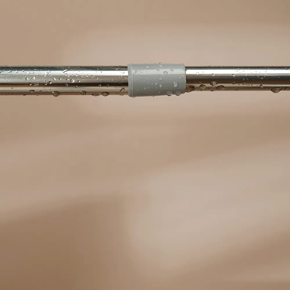Карниз для шторы в ванную тм VETTA, 110-200 см, телескопический, нерж.сталь - #6