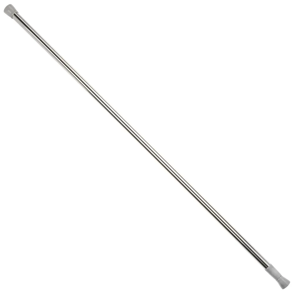 Карниз для шторы в ванную тм VETTA, 140-260 см, телескопический, нерж.сталь - #1