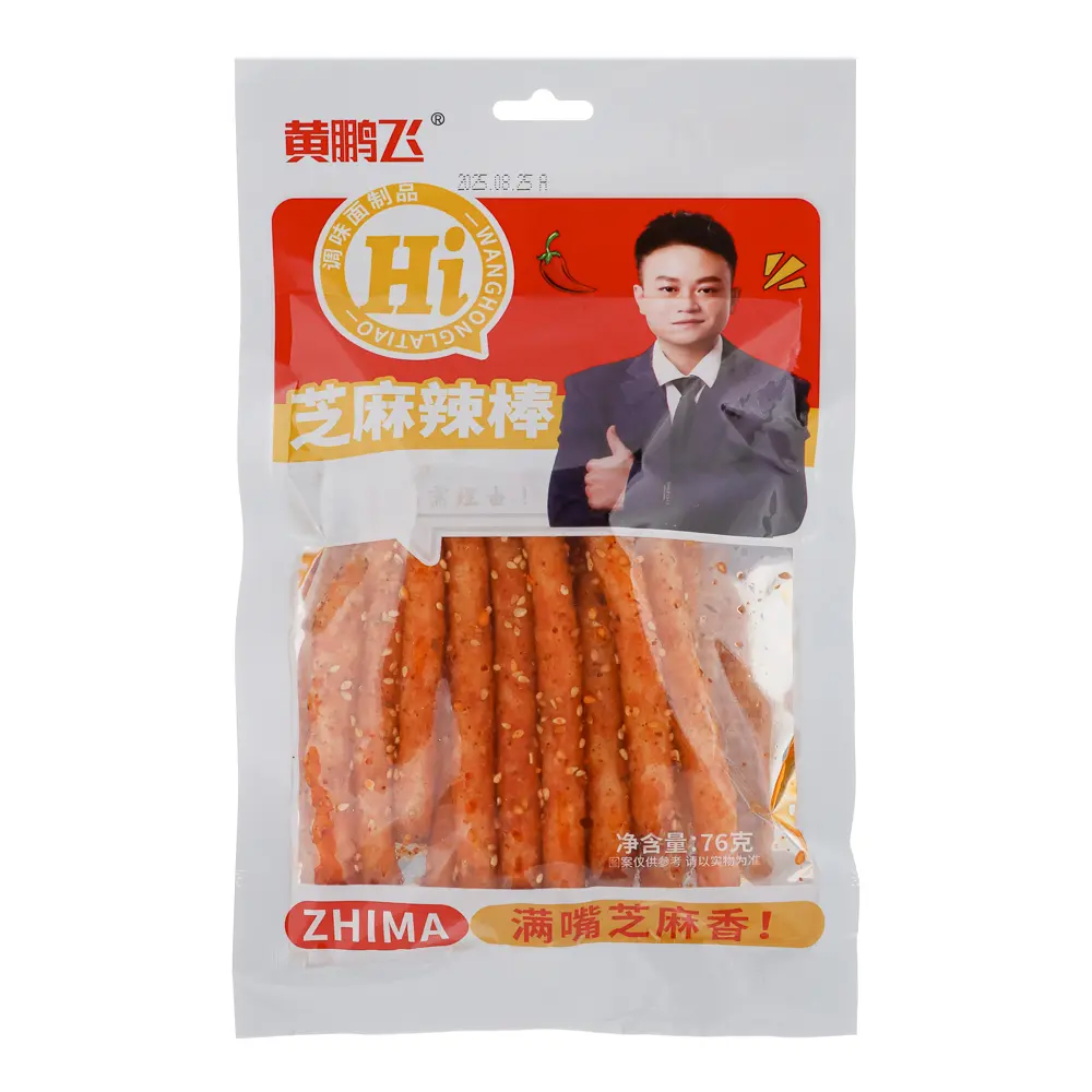 Закуска снековая со вкусом острых колбасок с кунжутом ZHIMA 76гр - #1