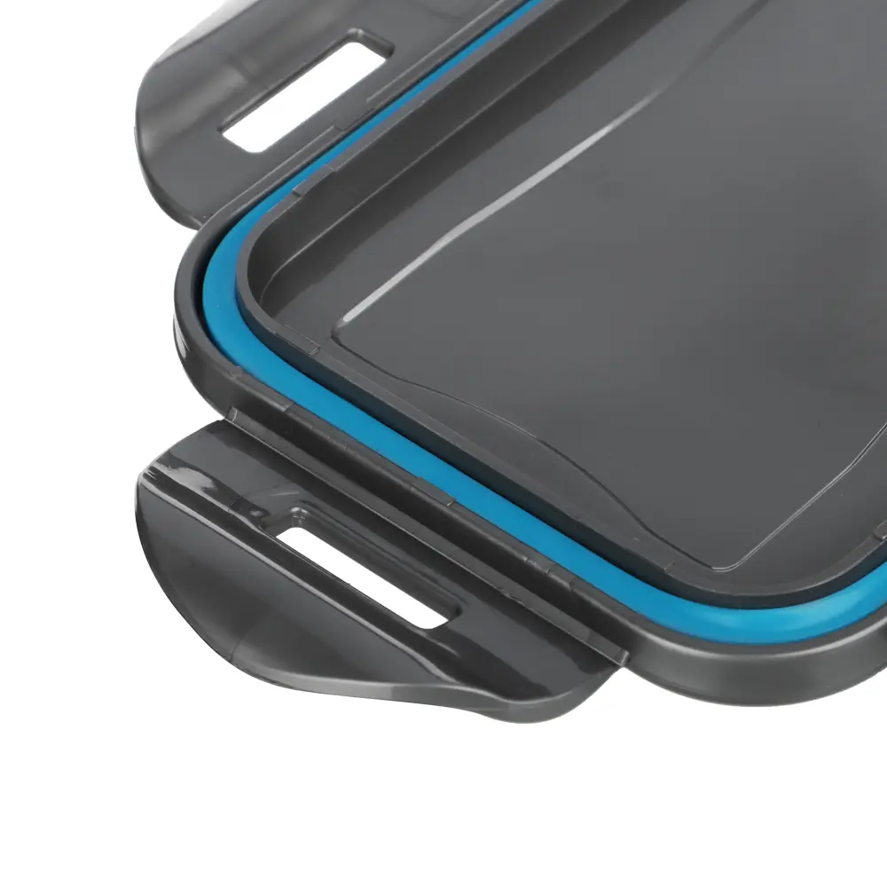 Контейнер герметичный для СВЧ с защелками, 0,33л, 130х100х45мм, пластик - #6