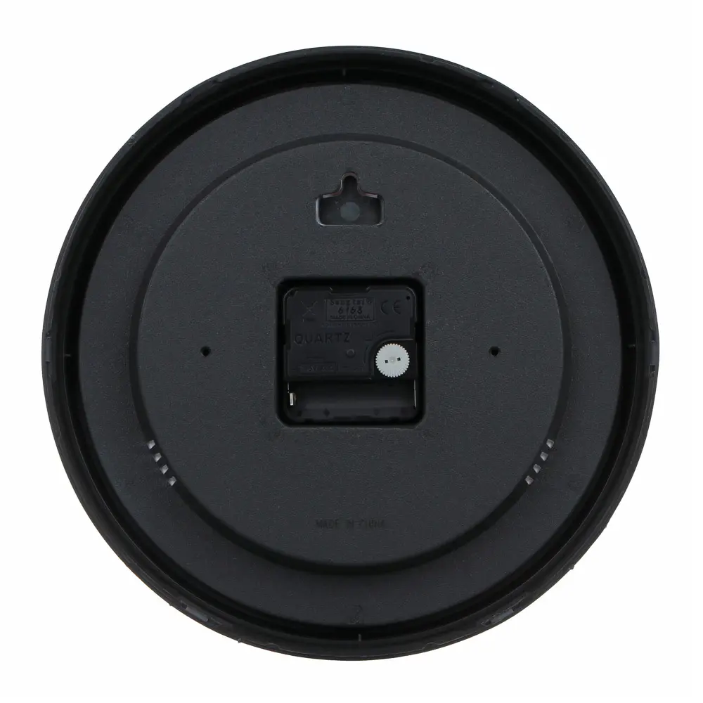 LADECOR CHRONO Часы настенные круглые, пластик, 25,4х25,4х4,2 см, 1xАА, синие, арт.2-17 - #3