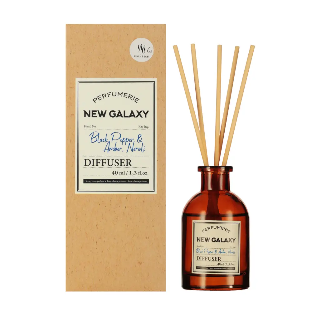 NEW GALAXY Диффузор Perfumerie, Black Pepper & Amber, Neroli, 40мл - #1