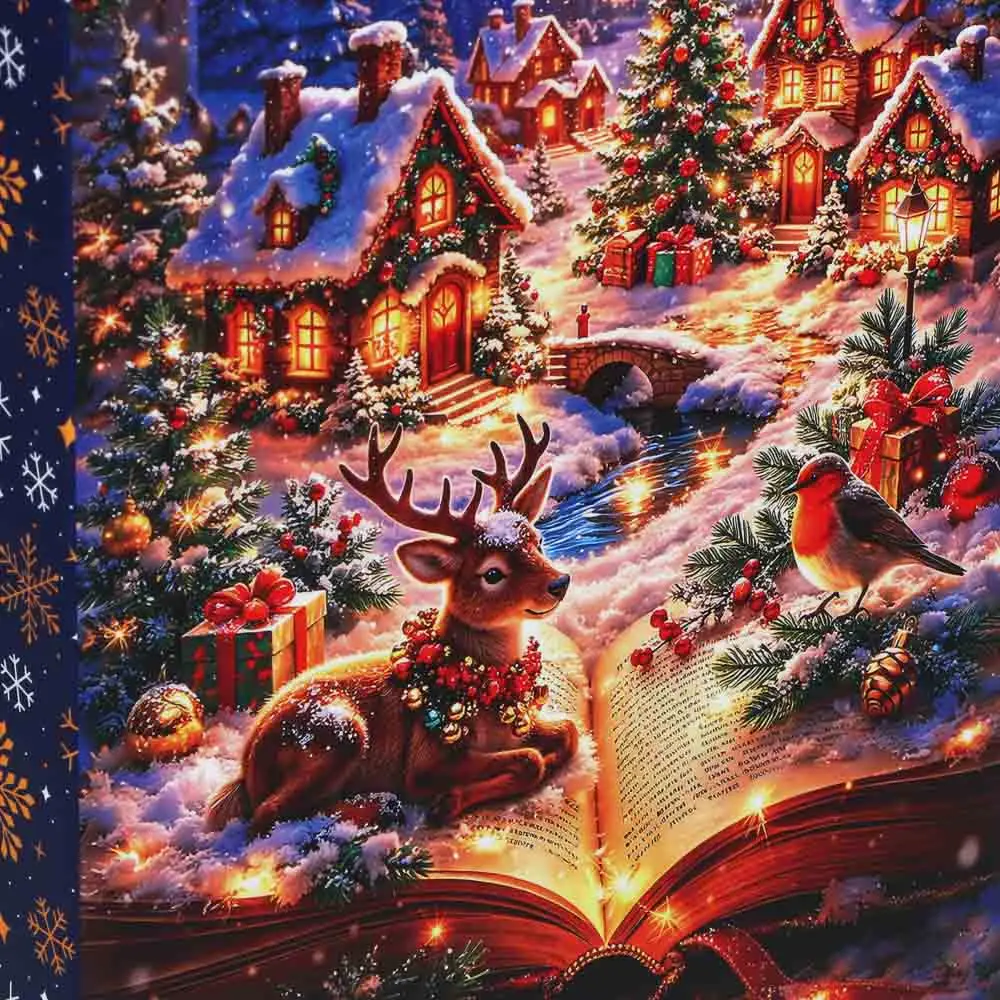 Коробка подарочная складная Новый год, 12x18x12 см, 4диз, картон - #5