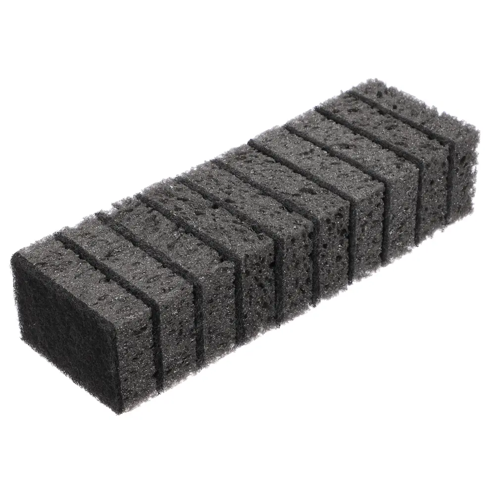 Губки для мытья посуды Гармония черного, 9,8x6,6x3,0см, 10шт - #1
