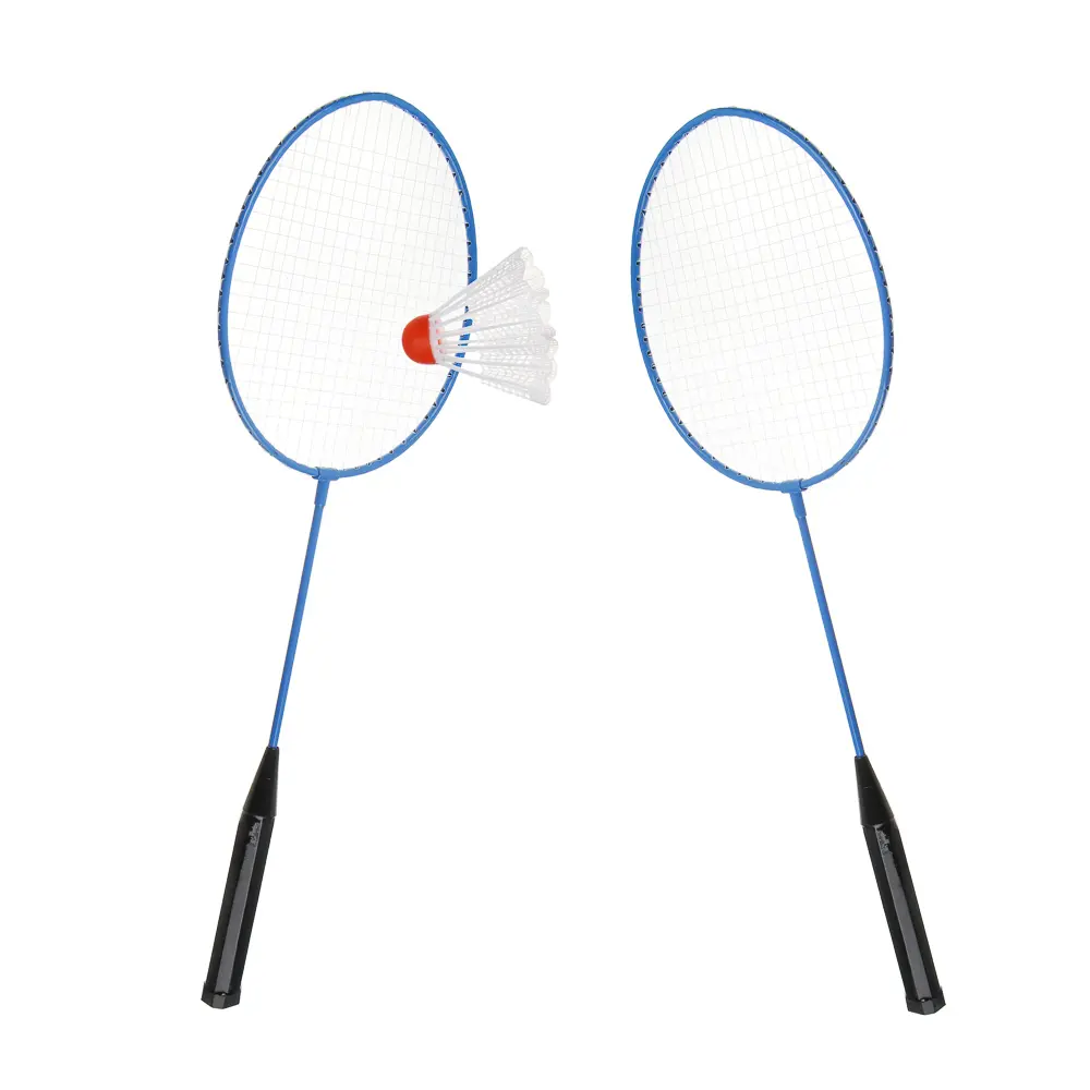 Набор для бадминтона, тм BY SPORT, 2 ракетки, 1 волан, в сетке, металл, пластик - #3