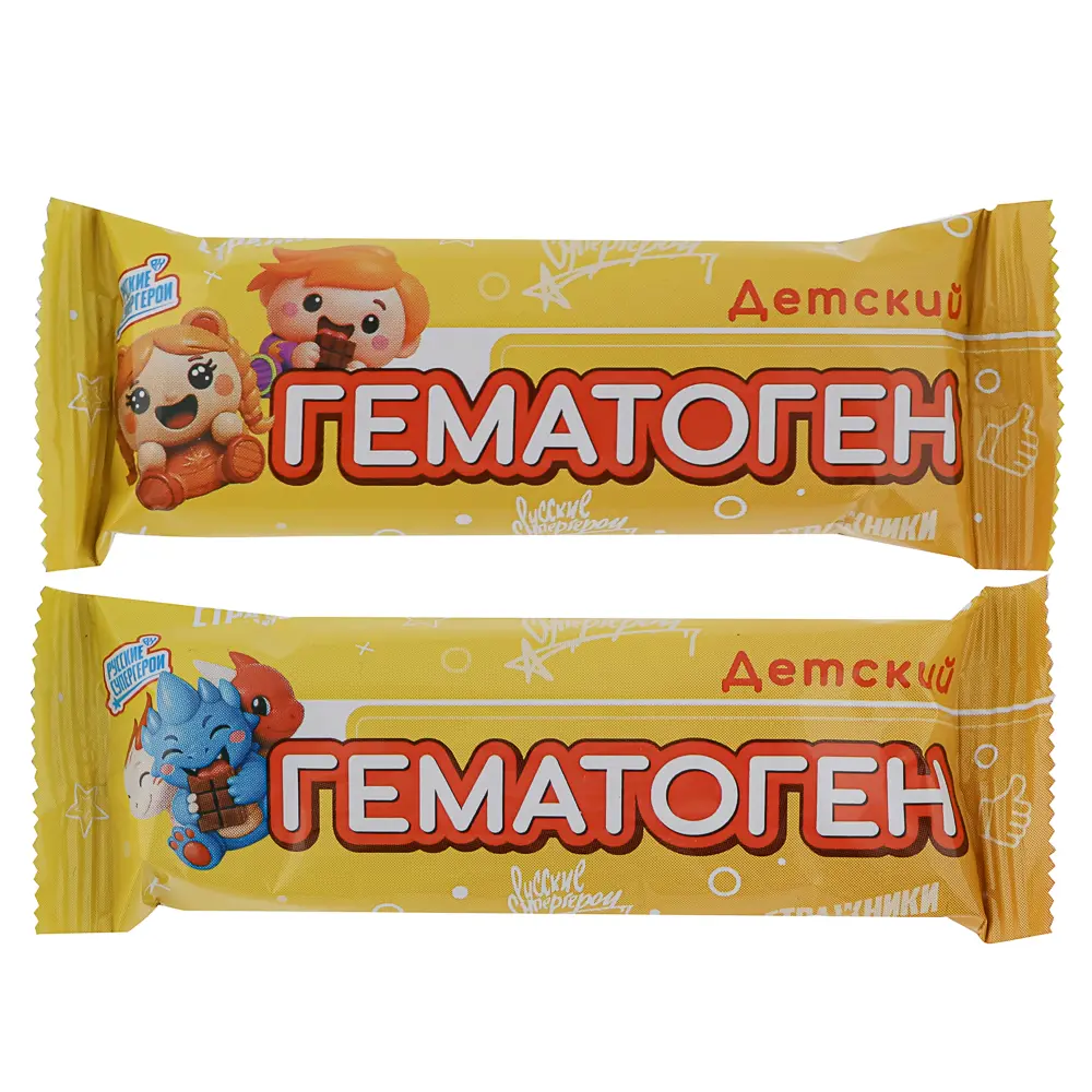 BY Русские Супергерои Гематоген детский, 40г - #1