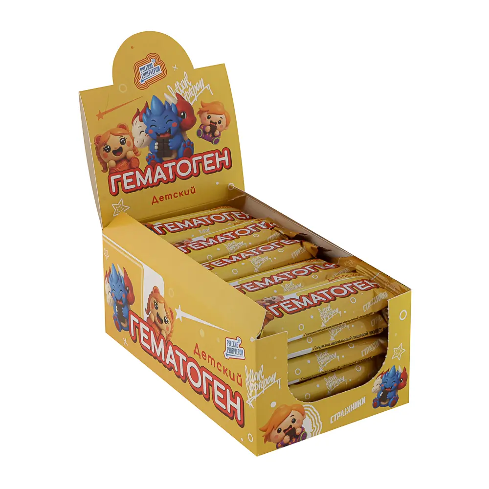BY Русские Супергерои Гематоген детский, 40г - #7