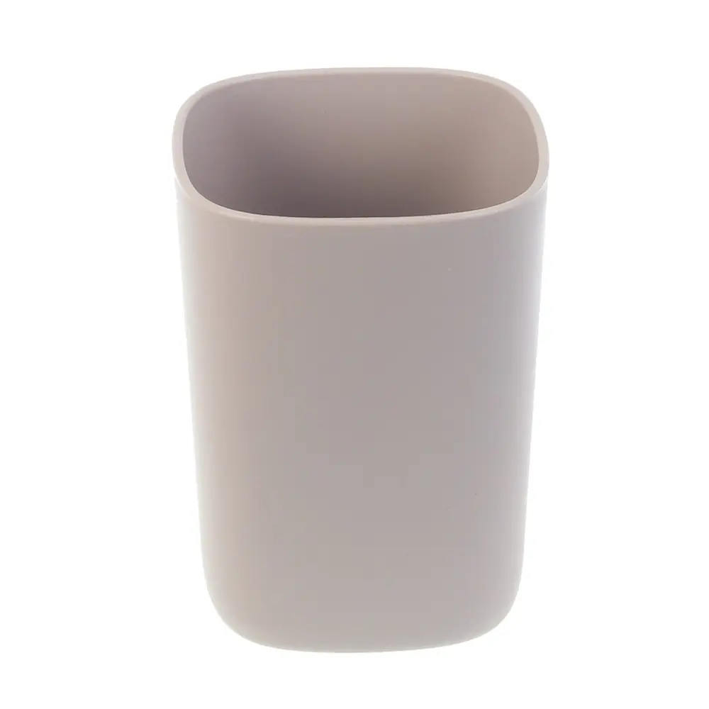 Стакан для ванной комнаты тм VETTA Хлоя, 7,5x10,5см, пластик, цвет бежевый - #2