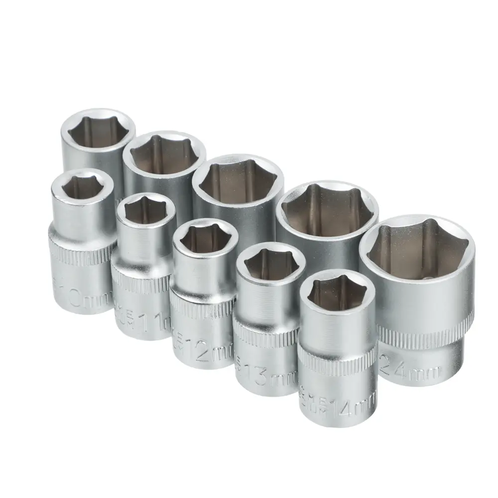 Набор 12 предметов тм РОКОТ, трещотка 1/2", 10 головок, удлинитель - #9