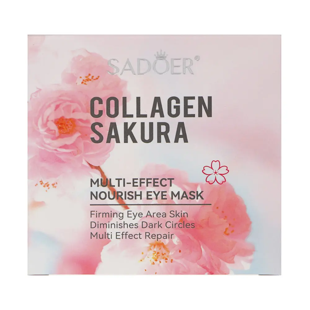 Патчи для глаз мультиэффект с коллагеном и сакурой тм Sadoer 60 шт, 80гр - #6