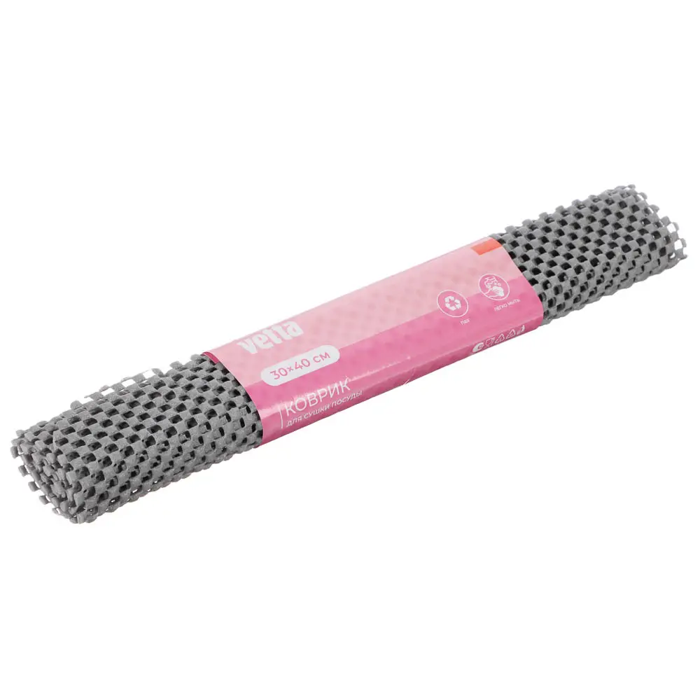 Коврик для сушки посуды тм VETTA, 30х40см, ПВХ, 320г/м2 - #10