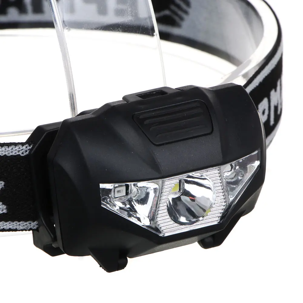 Фонарь налобный тм ЕРМАК, 2 LED+COB, 3 режима, 3хААА, 6х4,6х3,5см, красный свет - #5