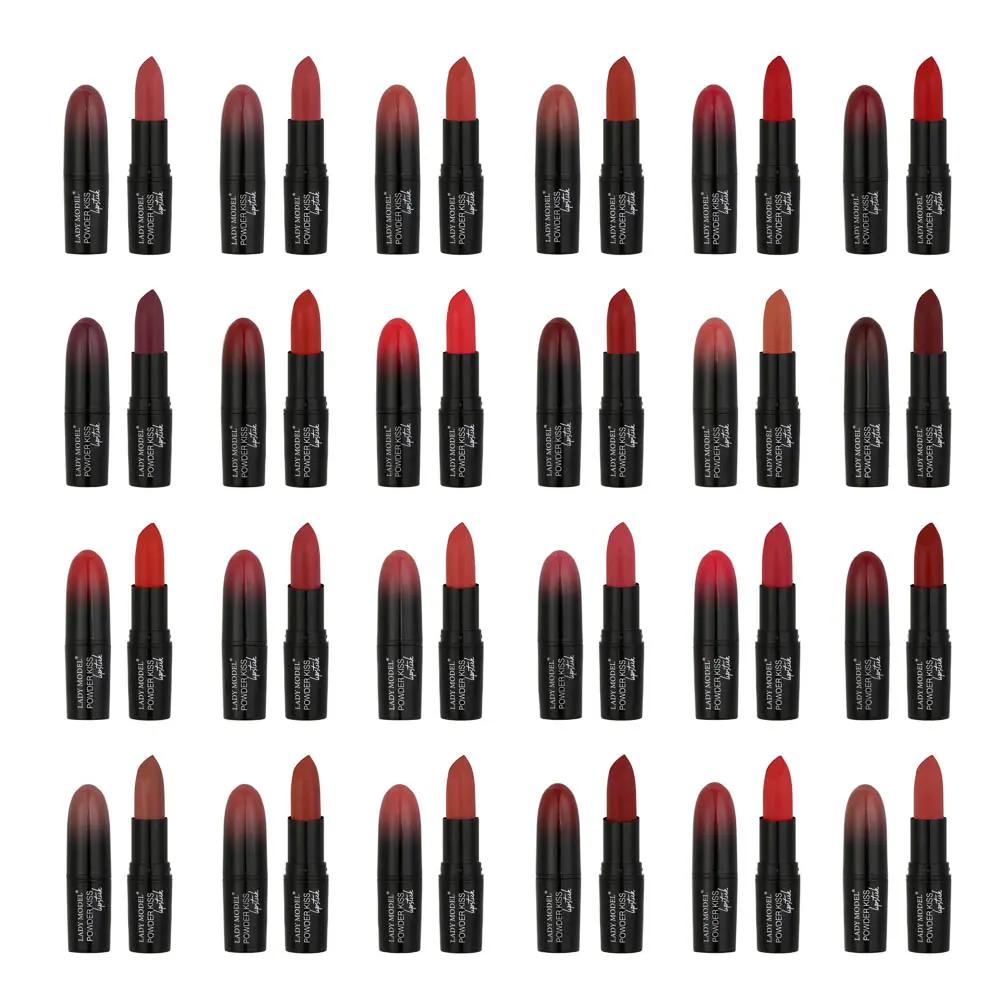 Помада для губ матовая тм LADY MODEL Powder Kiss, 3,8гр, LM-011 - #1