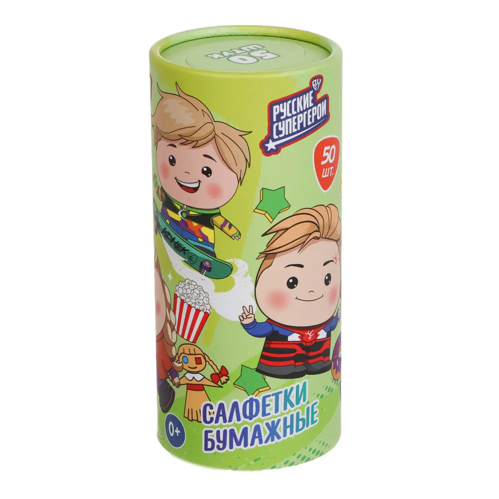 BY Русские Супергерои Салфетки 2 слоя, 50л, 13x18см - #8