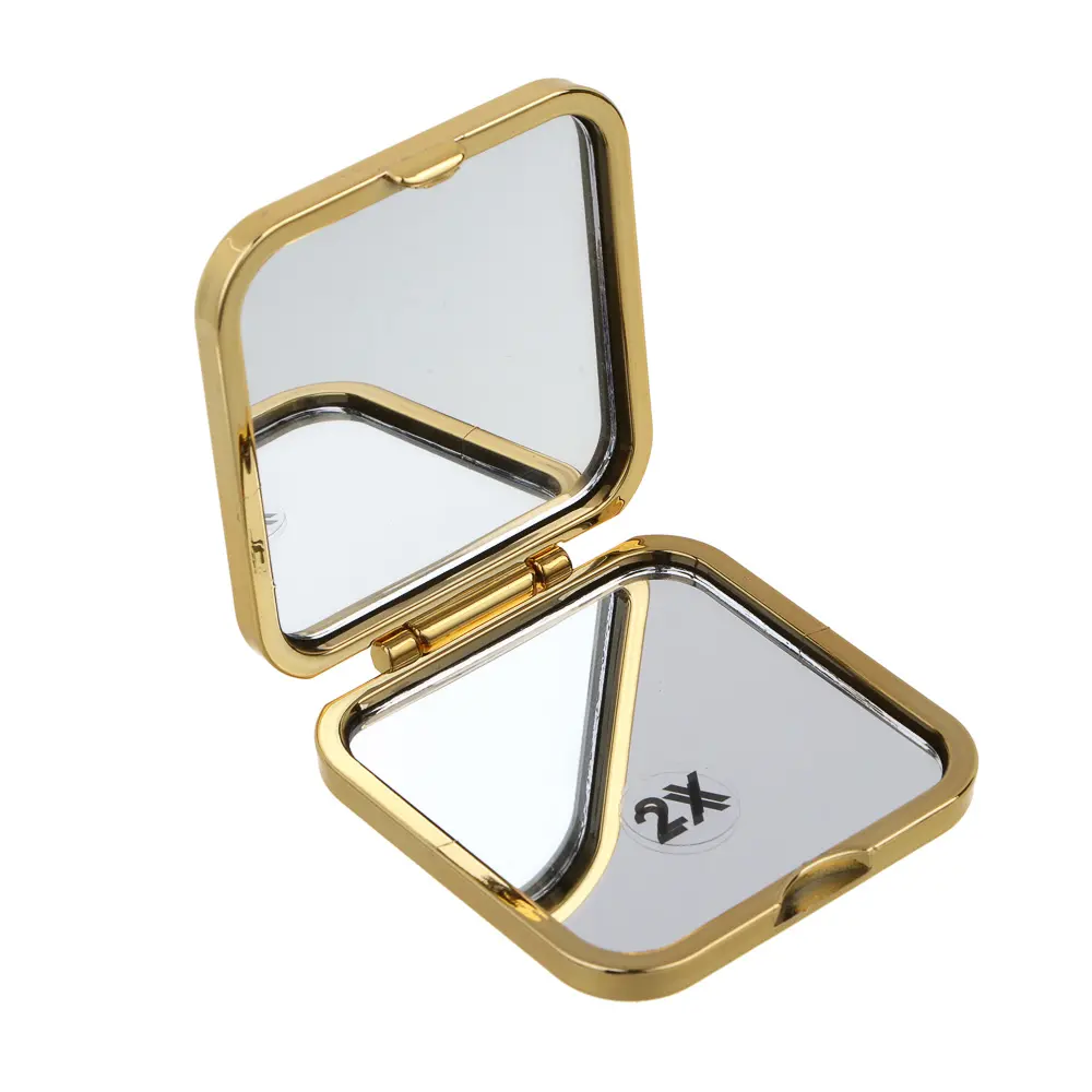 ЮНИLOOK Мирикл Зеркало карманное складное, зум х1, х2, пластик АБС, стекло, 6,3x6,3см, 3 цвета - #3