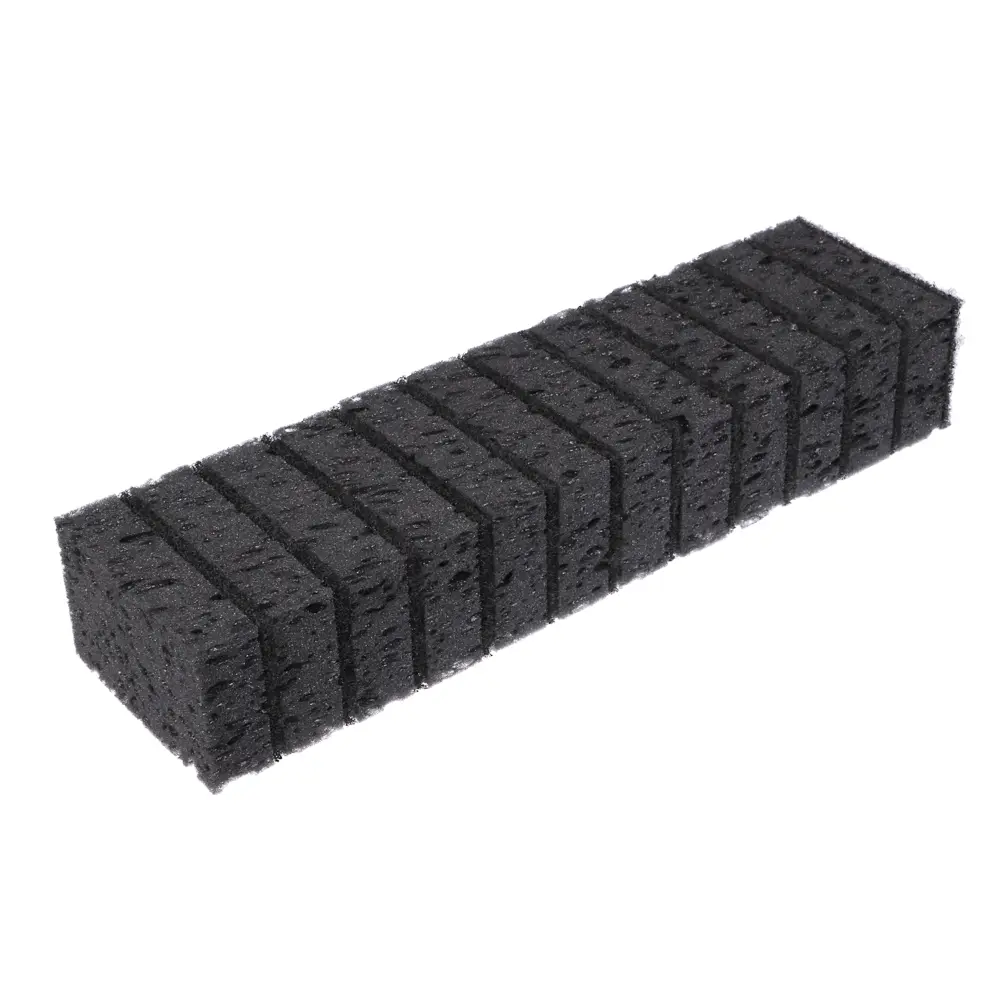 Губки для мытья посуды тм VETTA  BLACK, 12 шт, 9,8x6,5x3,1 см, коралл, цвет черный - #1