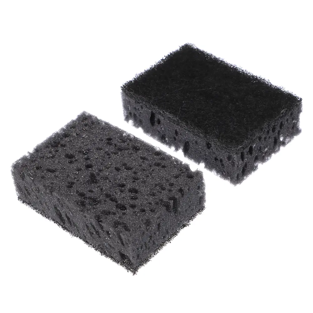 Губки для мытья посуды тм VETTA  BLACK, 12 шт, 9,8x6,5x3,1 см, коралл, цвет черный - #2