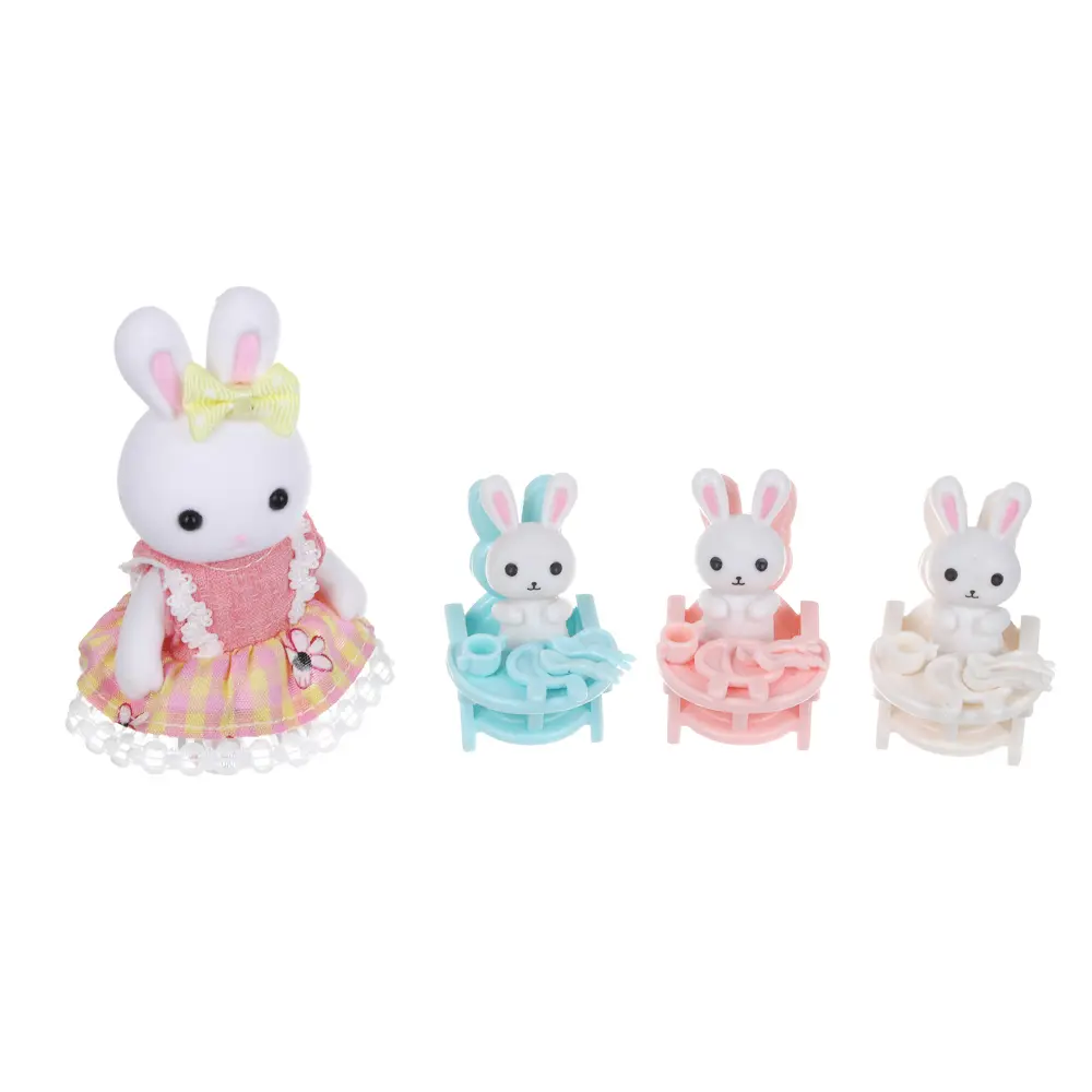 Игровой набор "Зайцы", с коляской, ABS, Н31, тм ИГРОЛЕНД, 3+ - #7