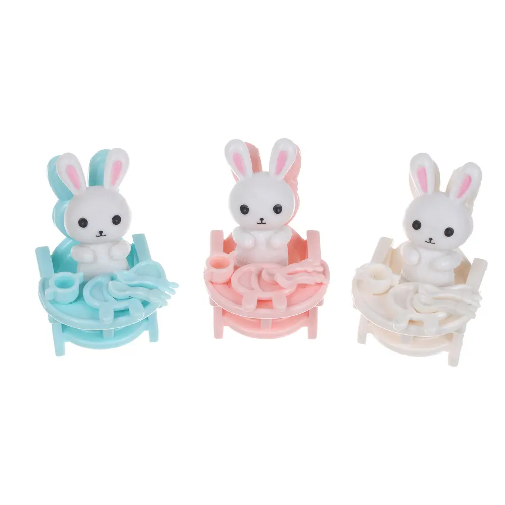 Игровой набор "Зайцы", с коляской, ABS, Н31, тм ИГРОЛЕНД, 3+ - #8