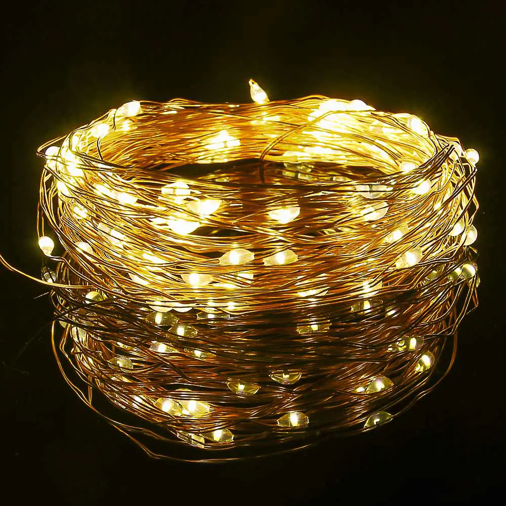 INBLOOM Фонарь на солн.батарее, 1.9м, 20LED, шампань, 1.2V 40mAh Ni-MH , ABS, PP, IP44 - #1