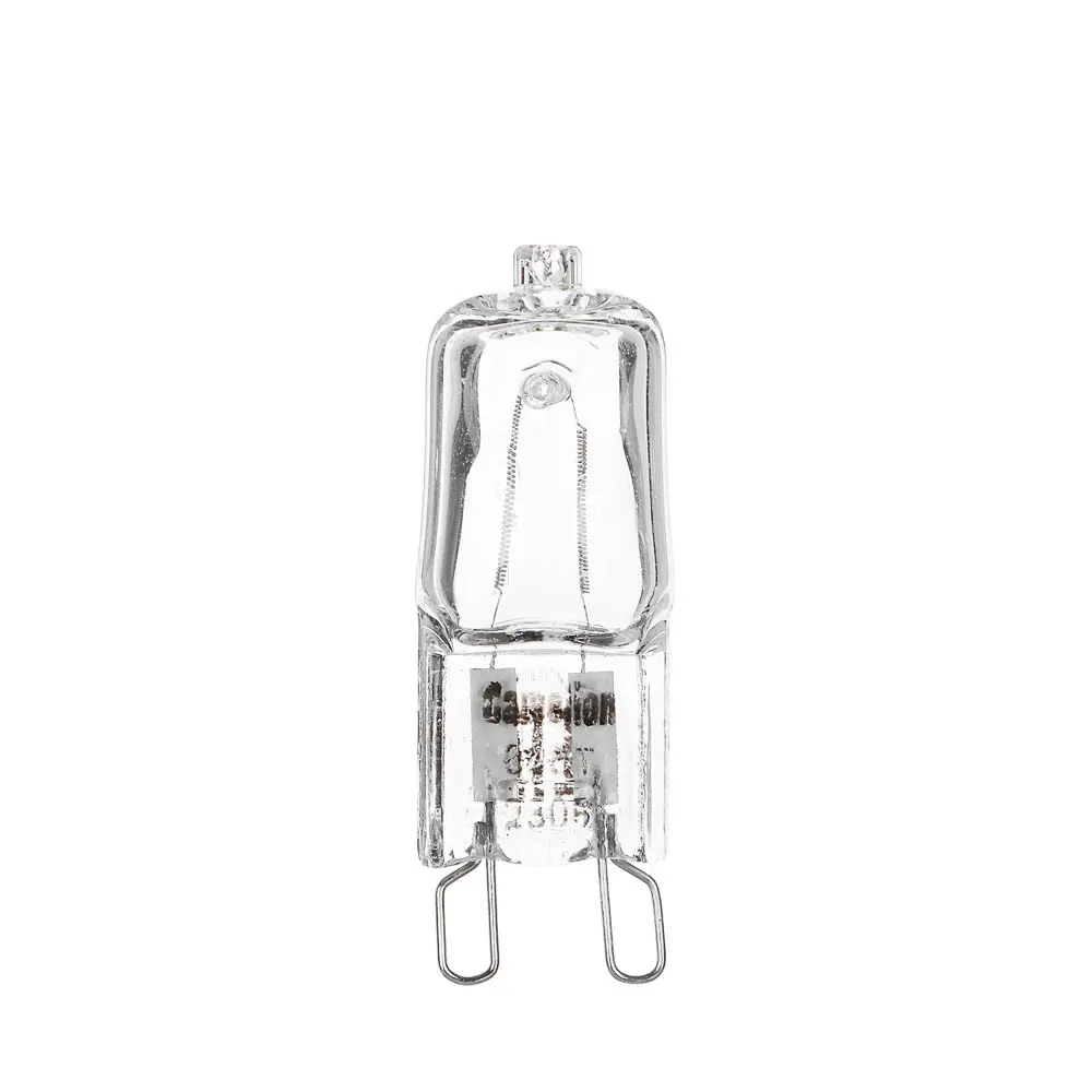 Эл.лампа галоген.без рефлектора Camelion G9 60W CL прозрачная, 220В, 2000ч, 5555 - #1