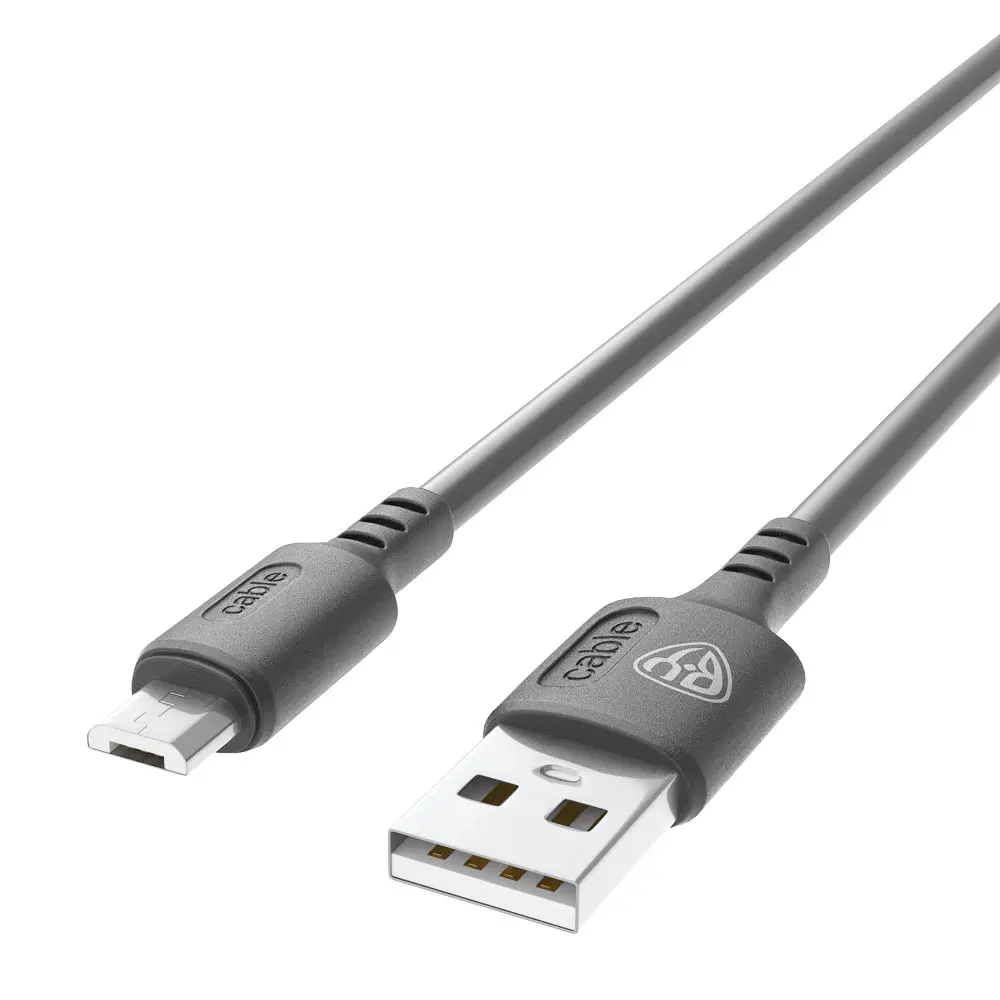 Кабель для зарядки USB(A)-microUSB BY Fusion, 18Вт, 1 м, 3A, TPE, черный - #4