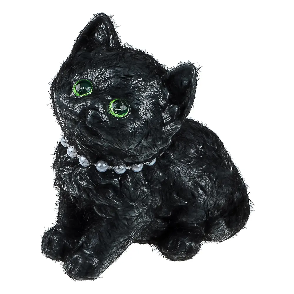 Игрушка Сквиш антистресс "Котик с милыми глазками", TPR, 13х15х4,5см, 2 дизайна - #2