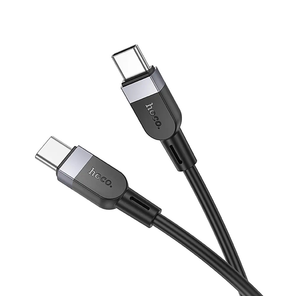 Кабель для зарядки Type C-Type C hoco. модель X109 Energy, 60Вт, 3 м, силикон, черный - #3