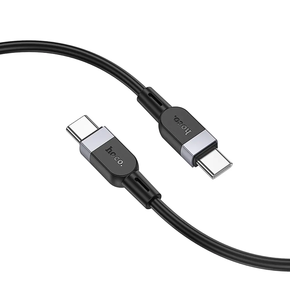 Кабель для зарядки Type C-Type C hoco. модель X109 Energy, 60Вт, 3 м, силикон, черный - #4